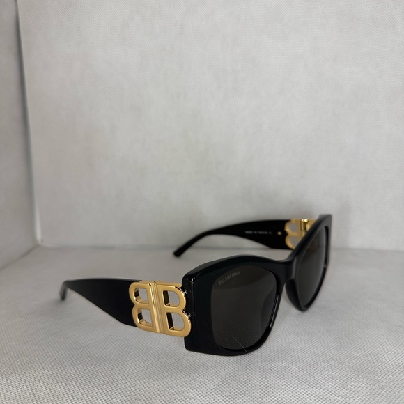 NEW Balenciaga BB0287S-001 Sunglasses 55mm 100% Authentic
